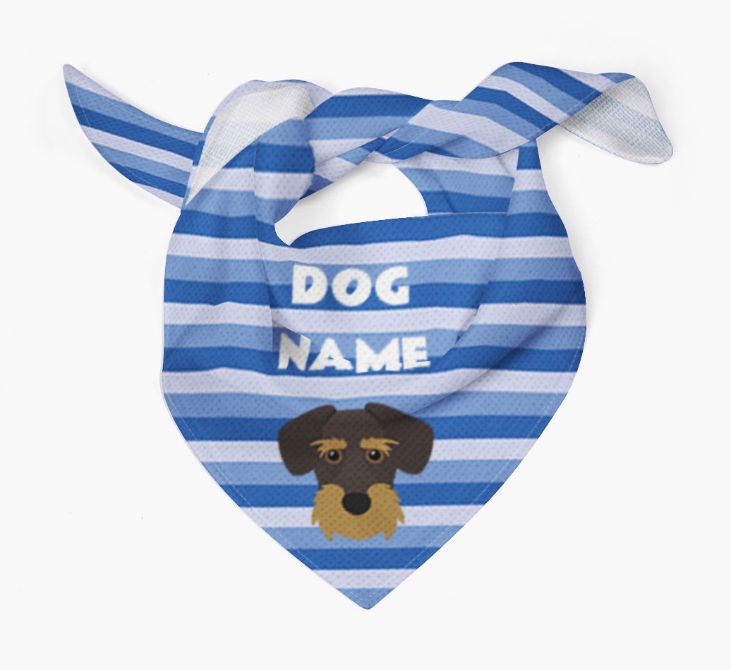 Personalised 'Stripes' Bandana for your {breedFullName}