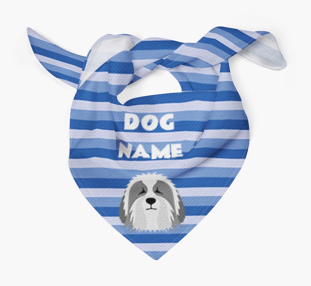 Personalised 'Stripes' Bandana for your {breedFullName}