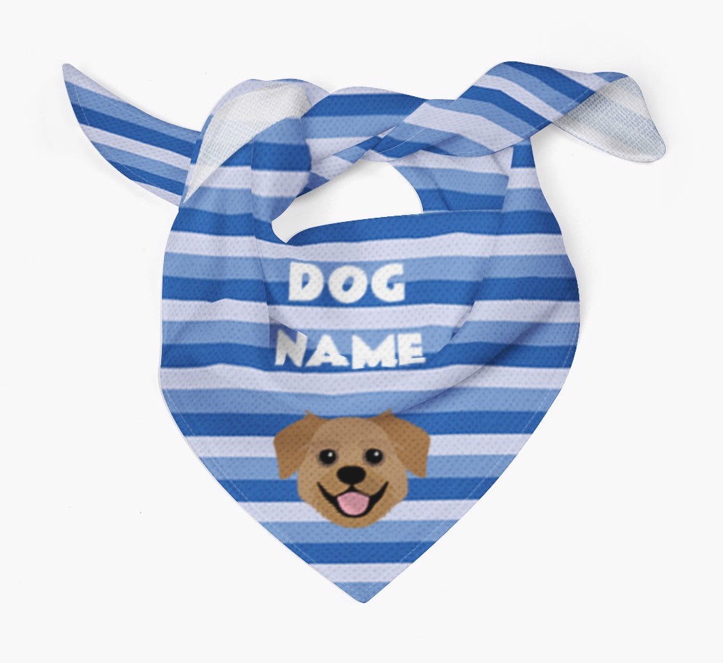 Personalised 'Stripes' Bandana for your {breedFullName}