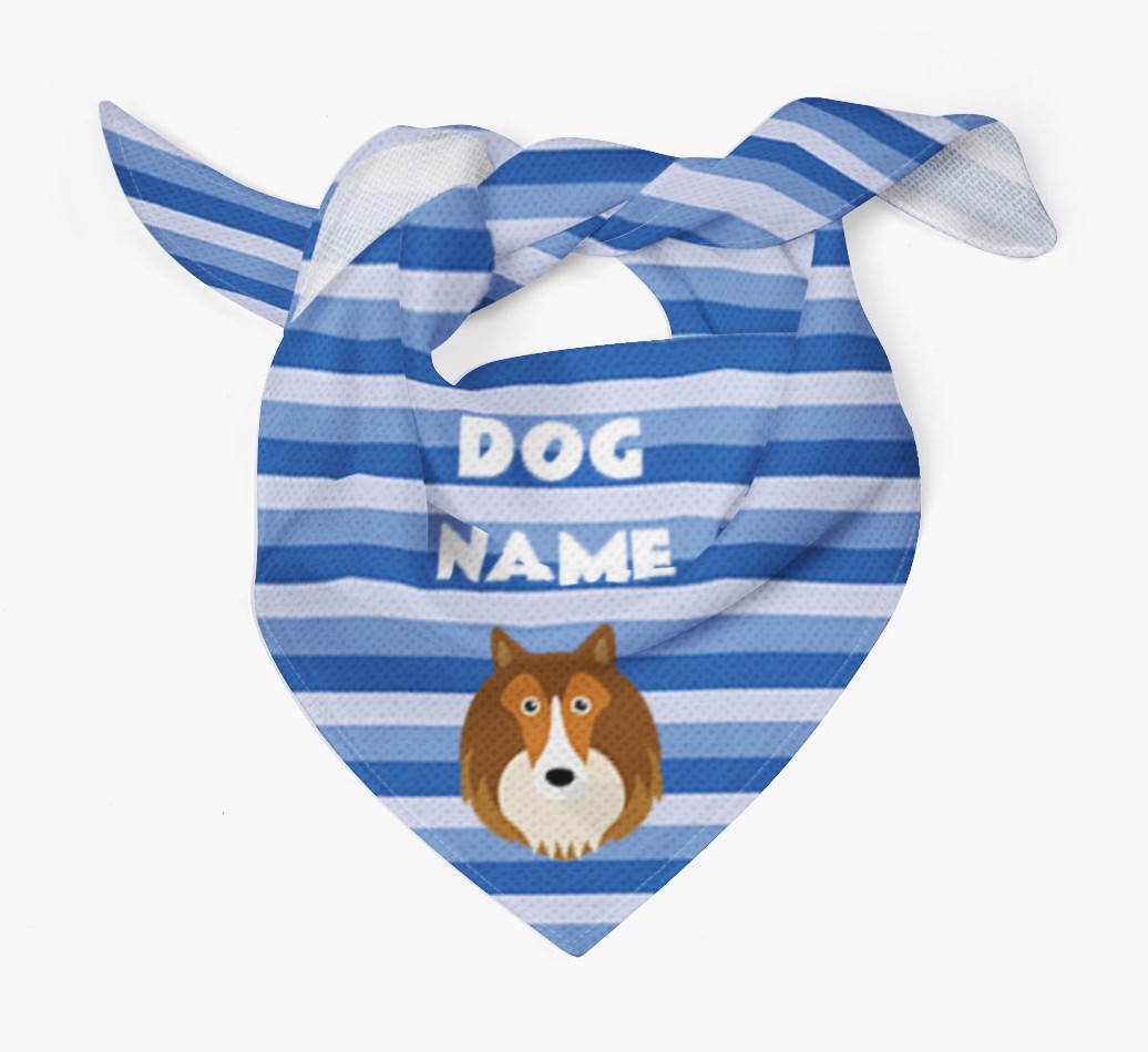 Personalised 'Stripes' Bandana for your {breedFullName}