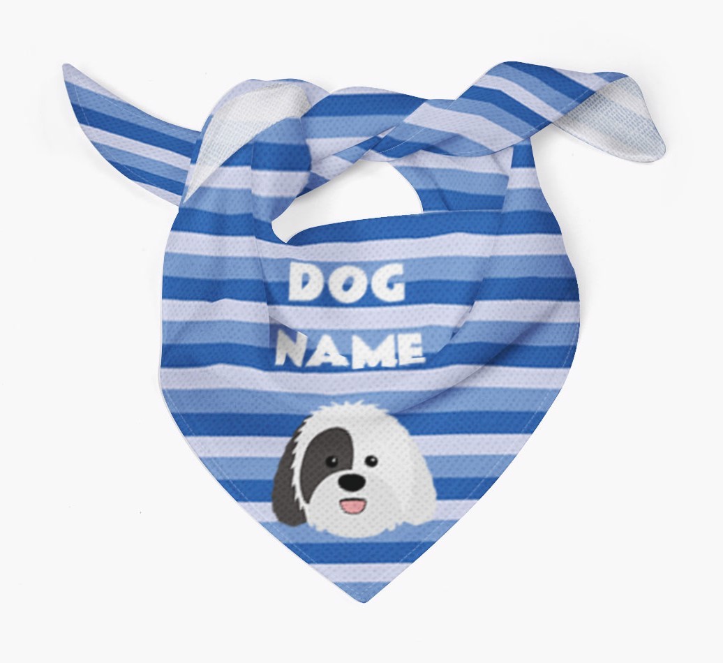 Personalised 'Stripes' Bandana for your {breedFullName}