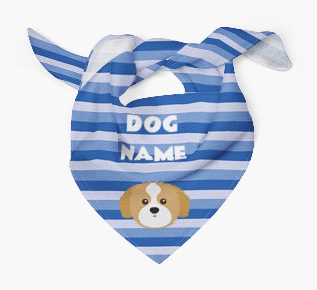 Personalised 'Stripes' Bandana for your {breedFullName}