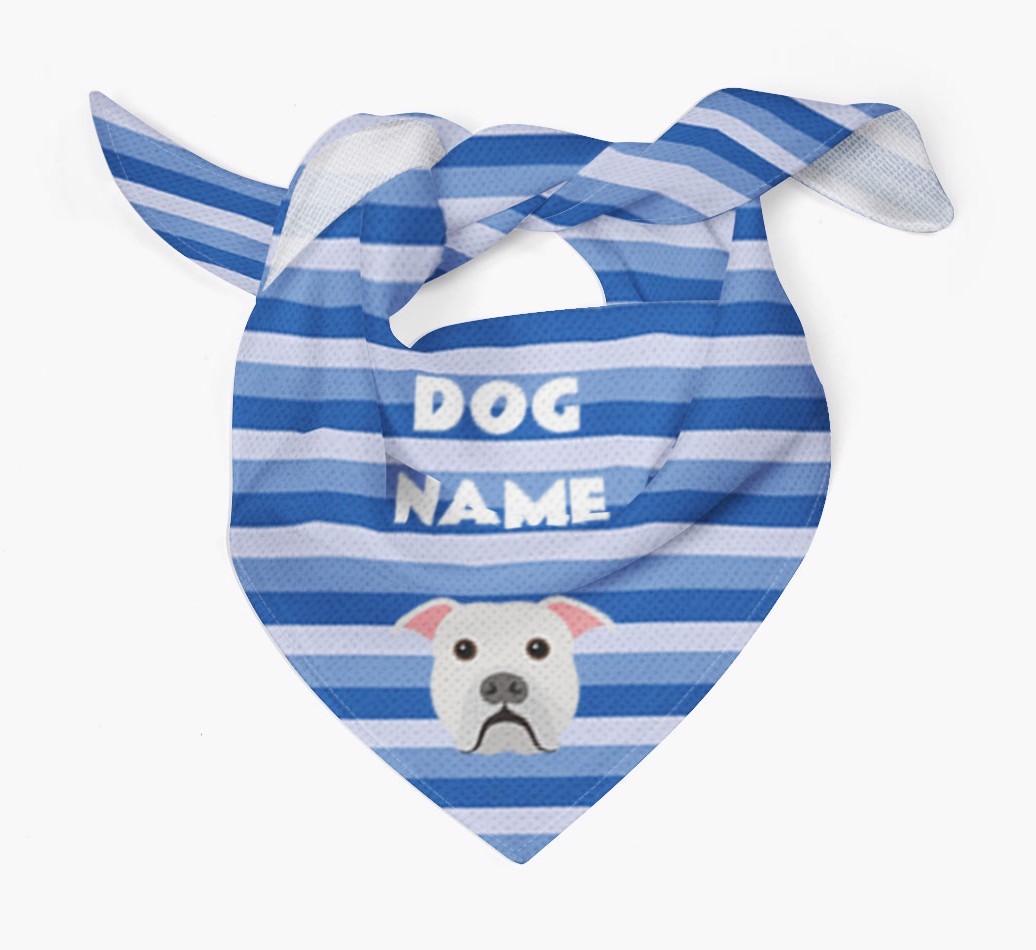 Personalized 'Stripes' Bandana for your {breedFullName}
