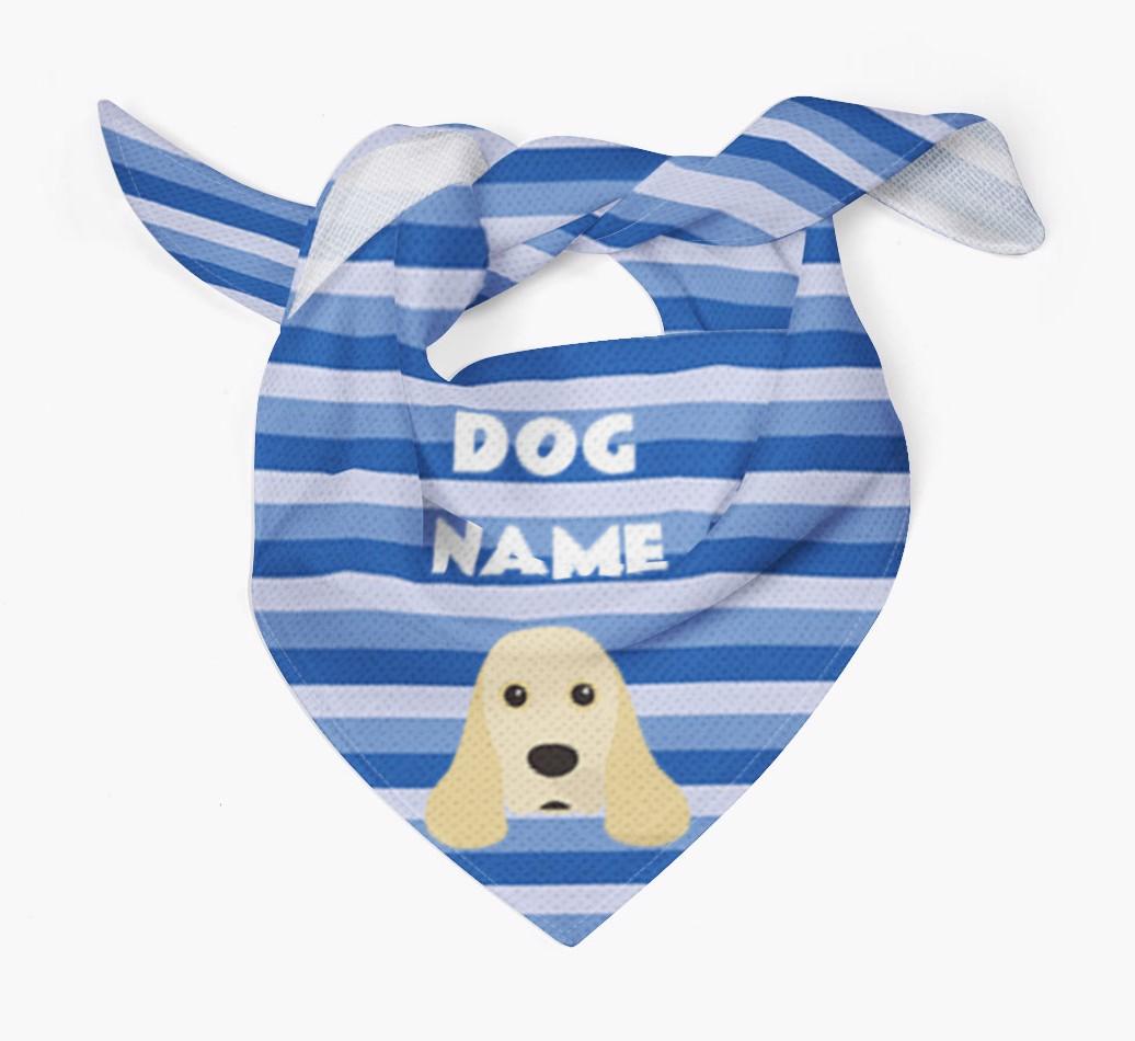 Personalized 'Stripes' Bandana for your {breedFullName}