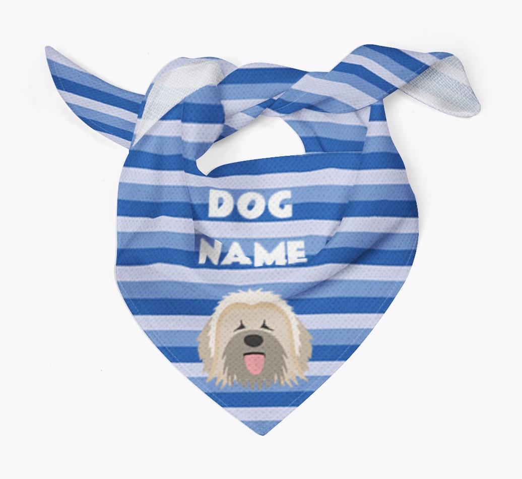 Personalized 'Stripes' Bandana for your {breedFullName}