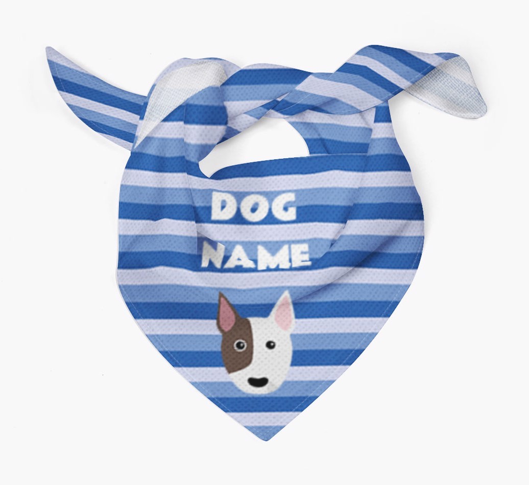 Personalized 'Stripes' Bandana for your {breedFullName}