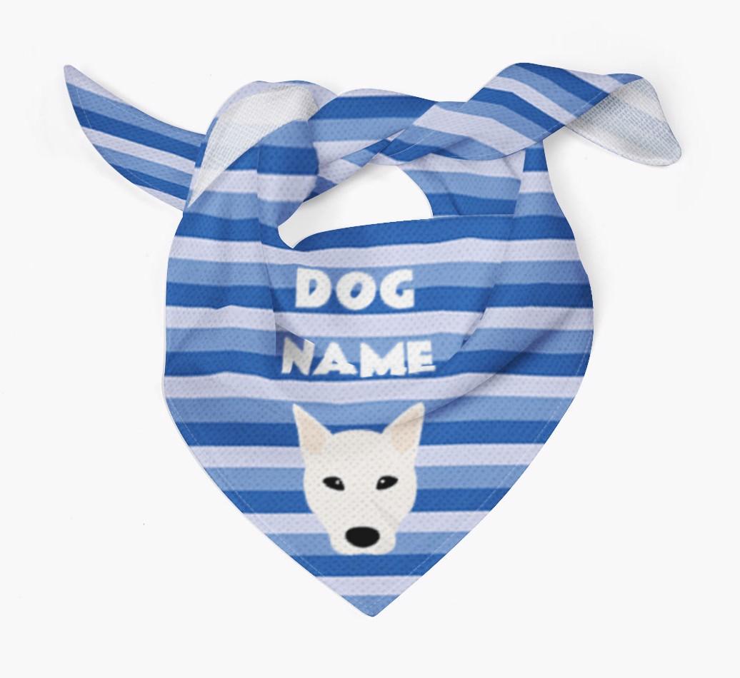 Personalized 'Stripes' Bandana for your {breedFullName}