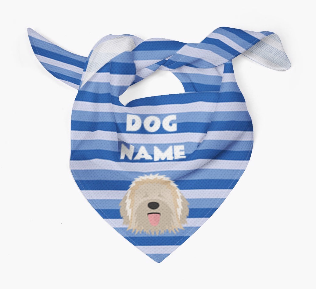 Personalized 'Stripes' Bandana for your {breedFullName}