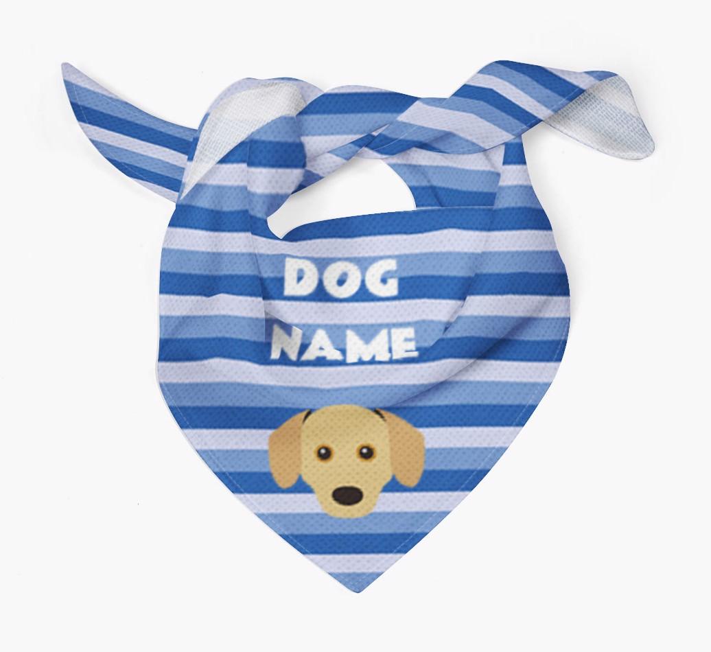 Personalized 'Stripes' Bandana for your {breedFullName}