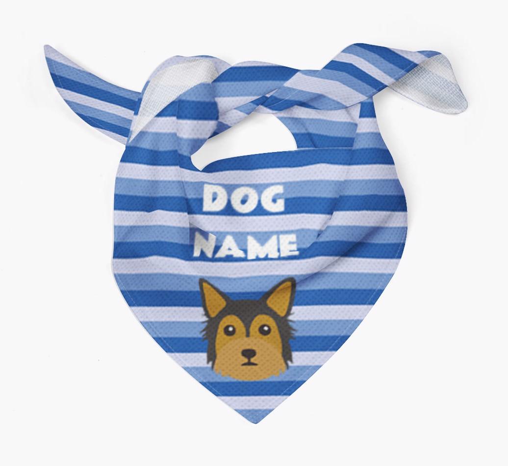 Personalized 'Stripes' Bandana for your {breedFullName}