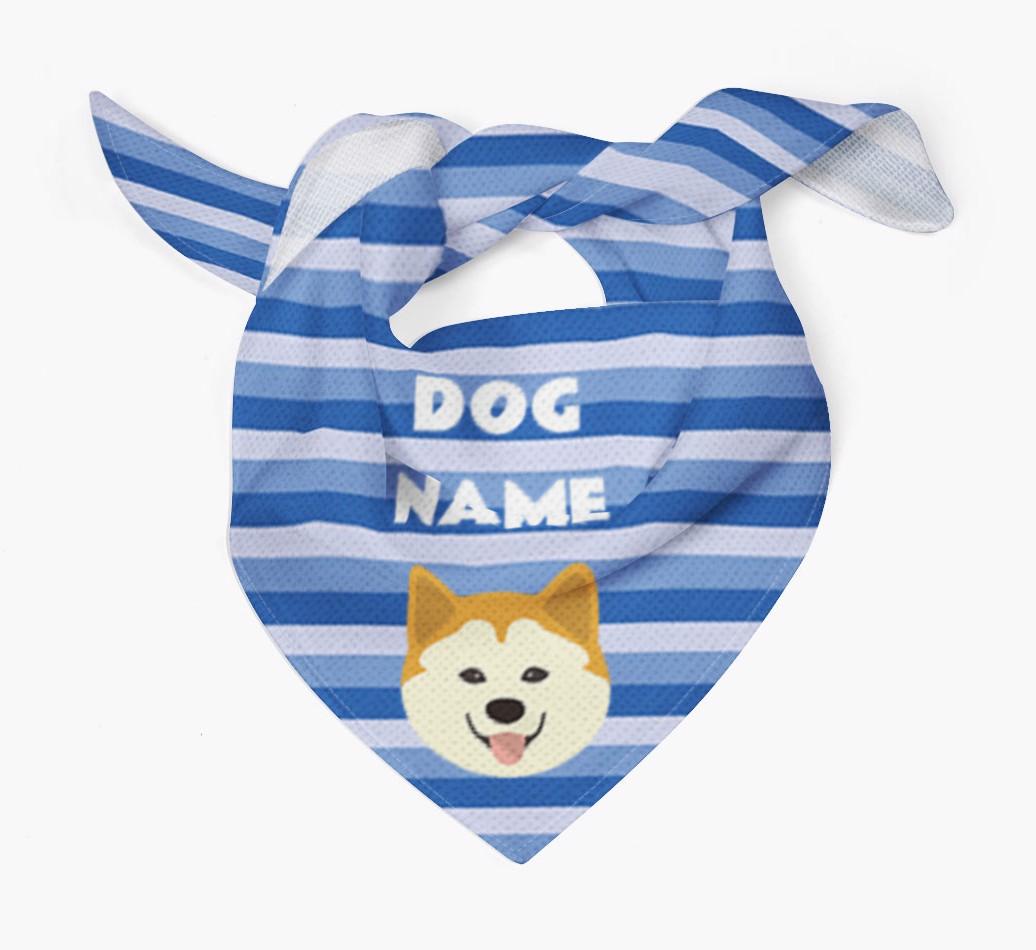 Personalized 'Stripes' Bandana for your {breedFullName}