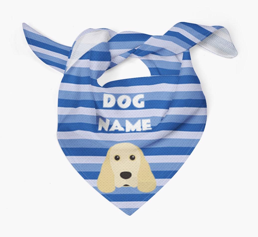 Personalized 'Stripes' Bandana for your {breedFullName}