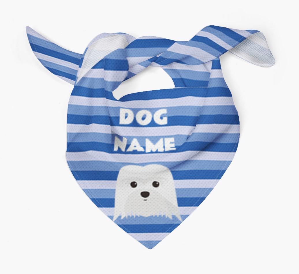 Personalized 'Stripes' Bandana for your {breedFullName}