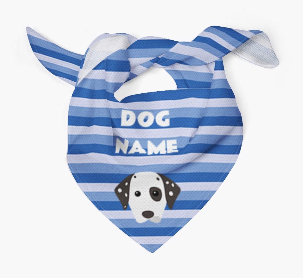 Personalized 'Stripes' Bandana for your {breedFullName}