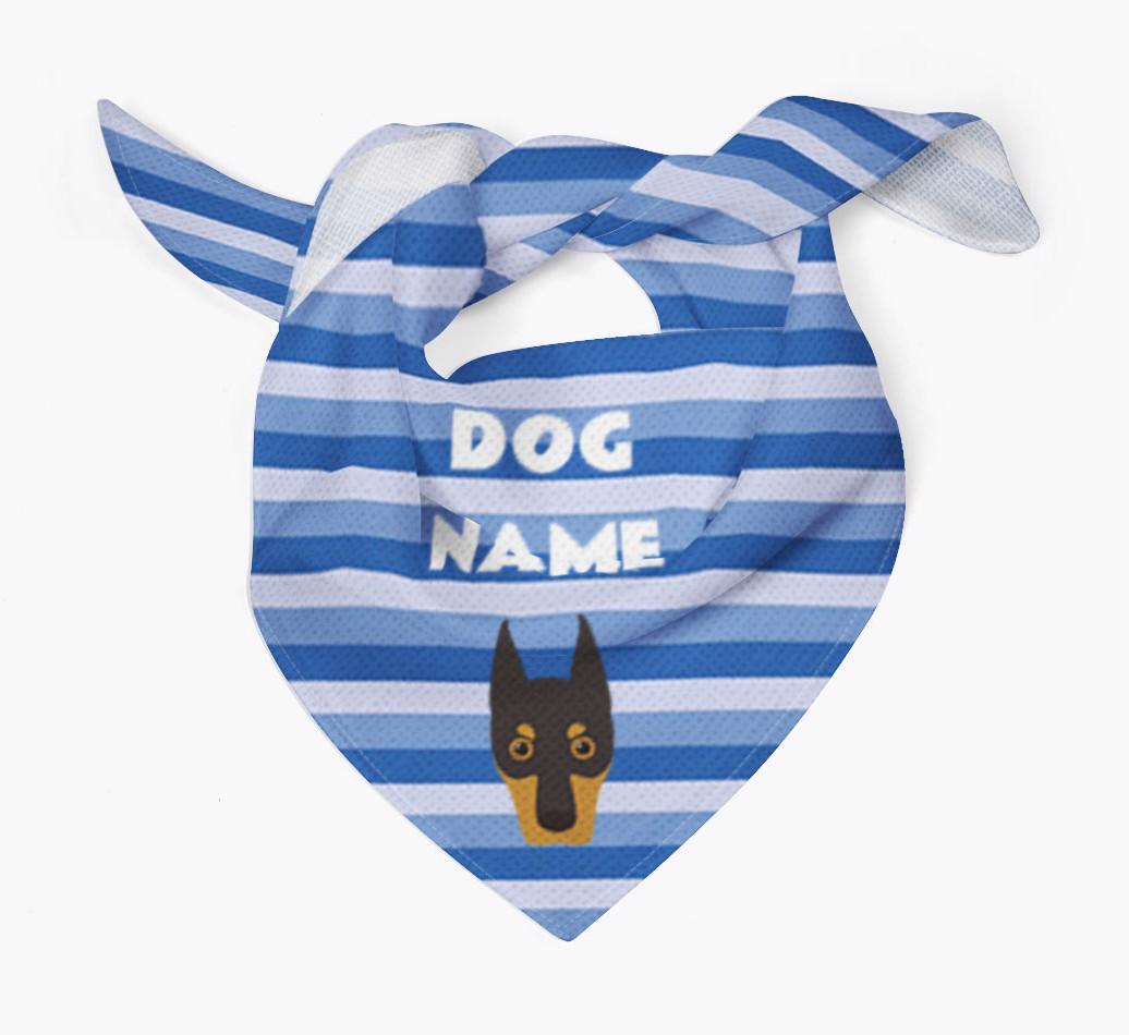 Personalized 'Stripes' Bandana for your {breedFullName}