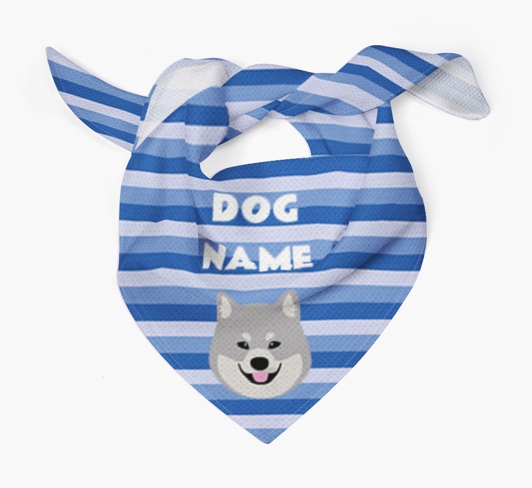 Personalized 'Stripes' Bandana for your {breedFullName}