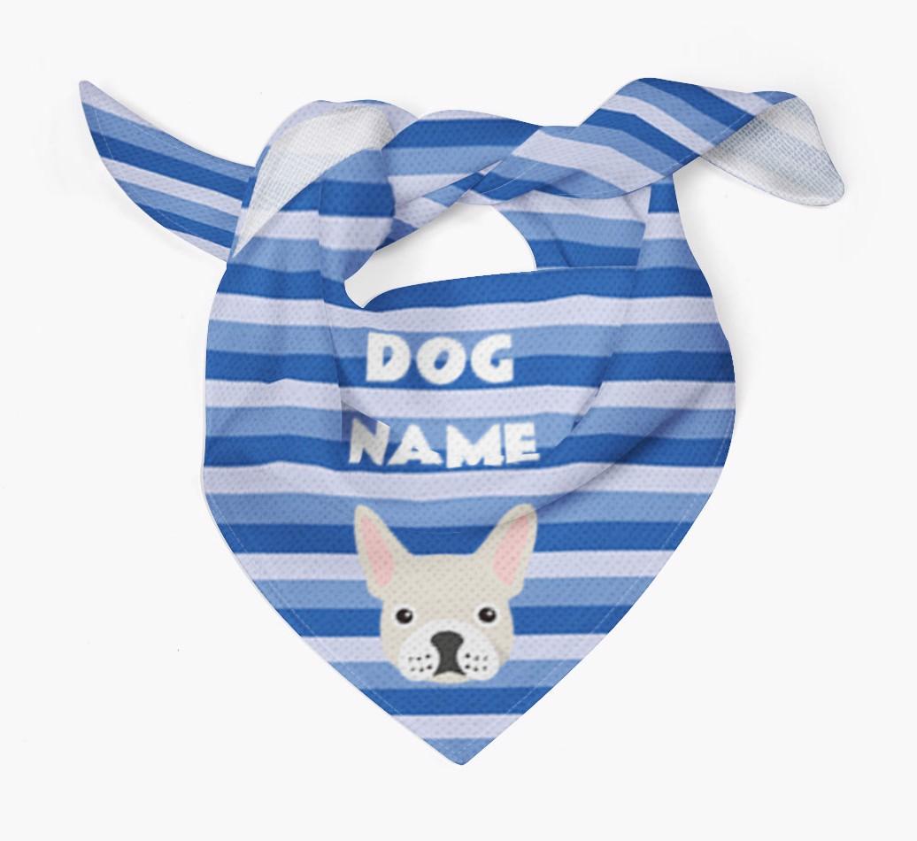 Personalized 'Stripes' Bandana for your {breedFullName}