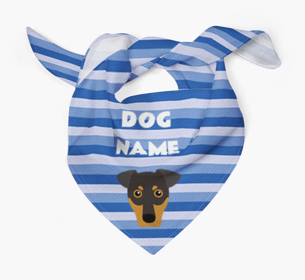 Personalized 'Stripes' Bandana for your {breedFullName}