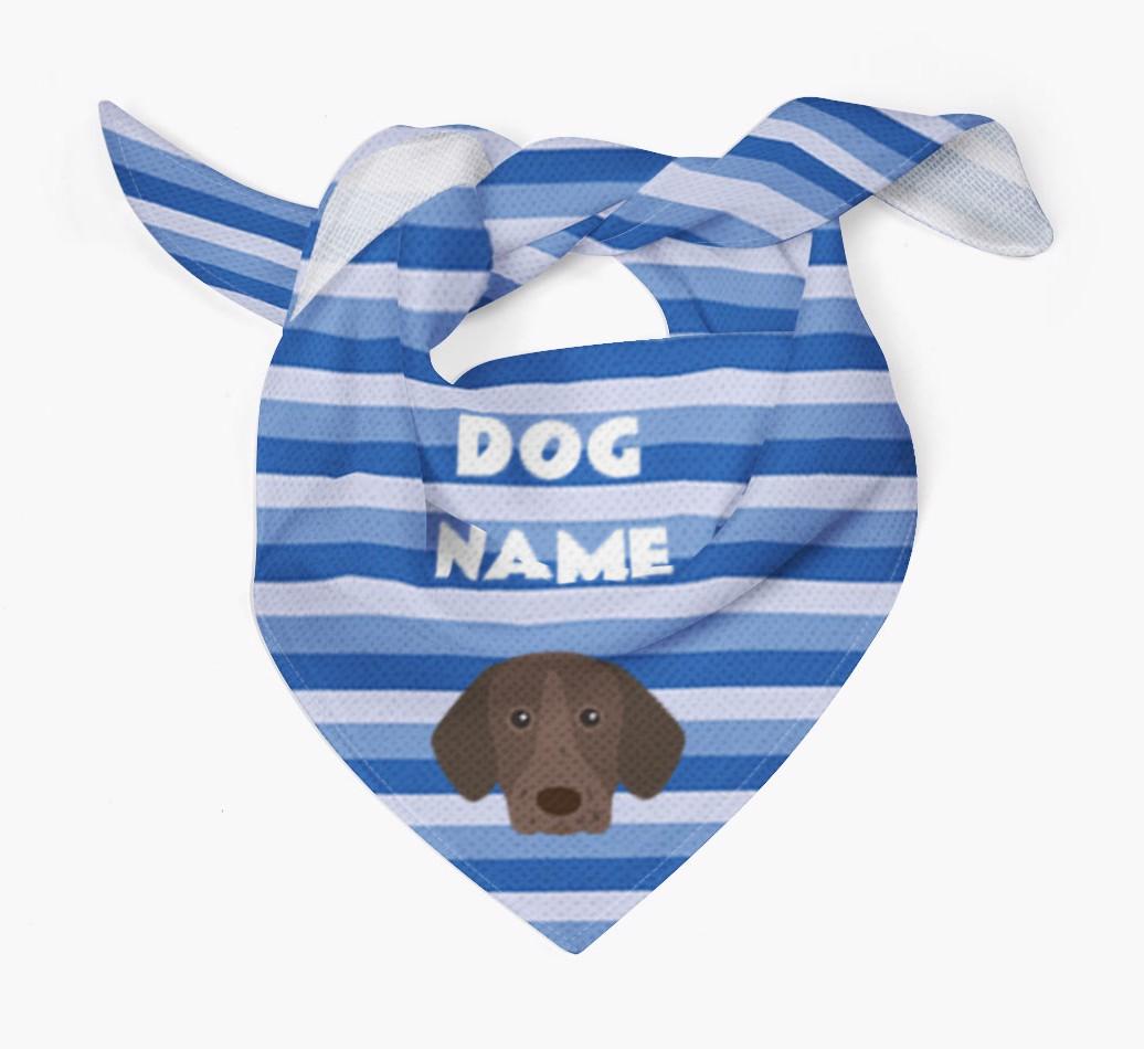 Personalized 'Stripes' Bandana for your {breedFullName}