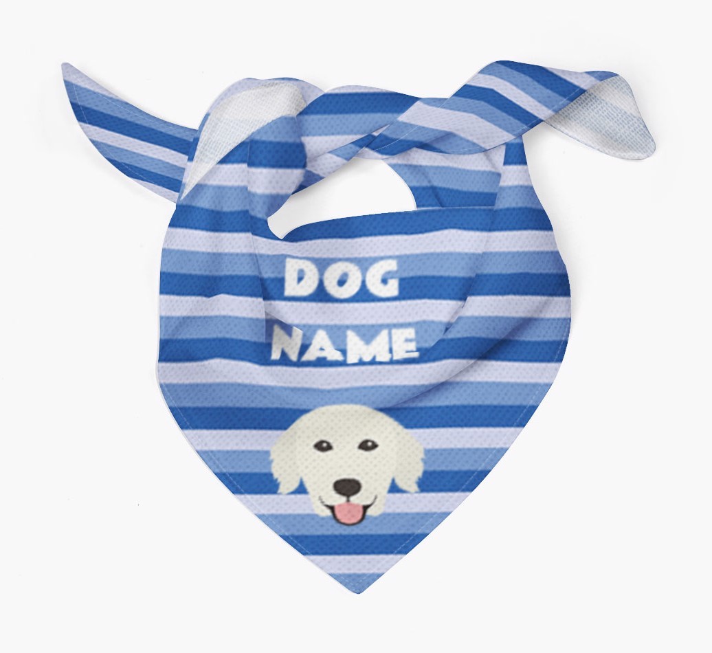 Personalized 'Stripes' Bandana for your {breedFullName}