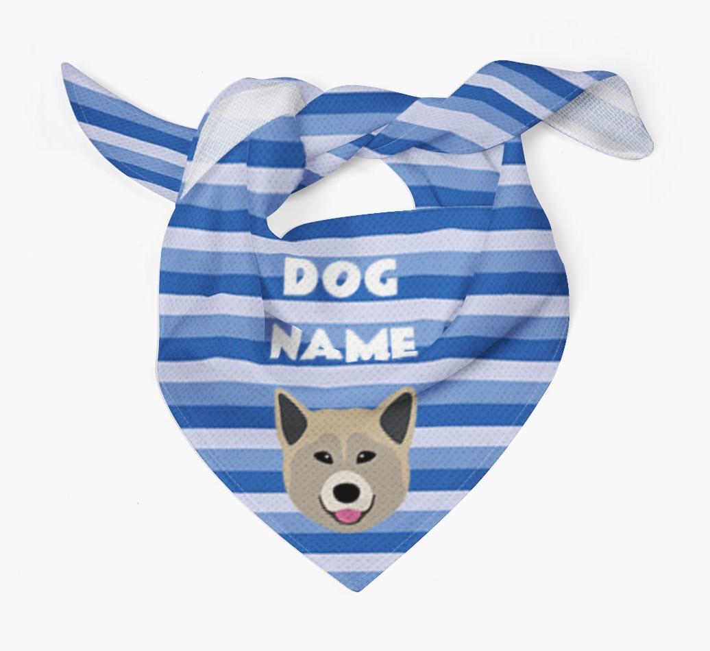 Personalized 'Stripes' Bandana for your {breedFullName}
