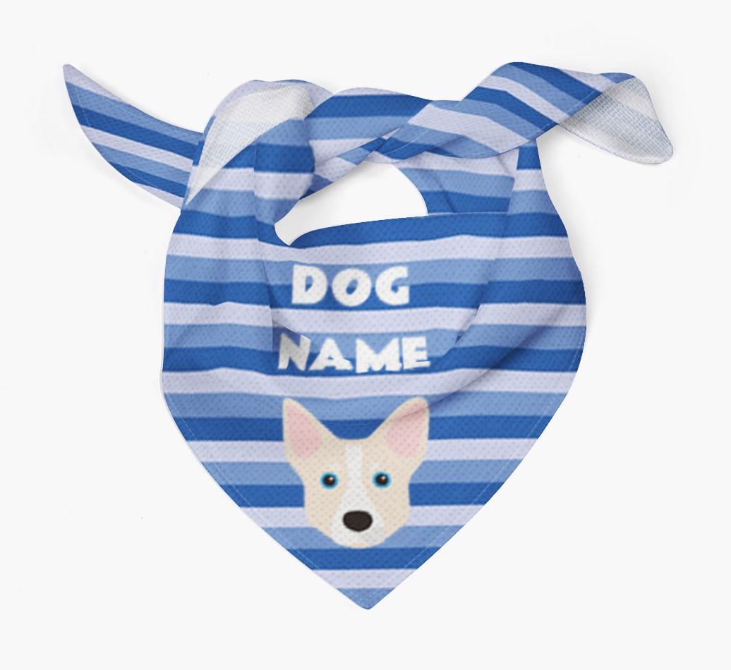 Personalized 'Stripes' Bandana for your {breedFullName}