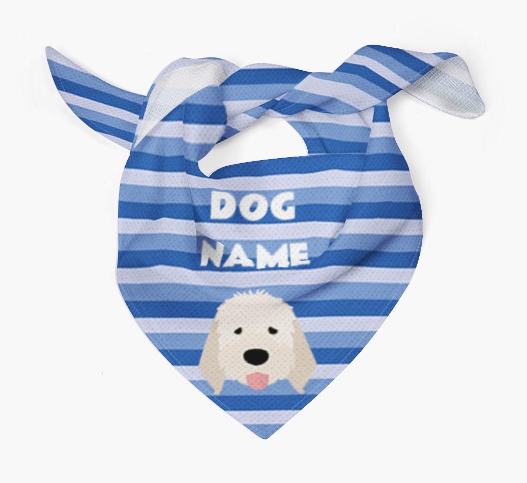 Personalized 'Stripes' Bandana for your {breedFullName}
