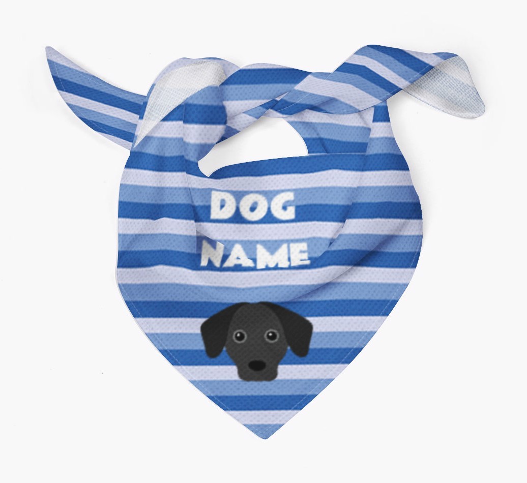 Personalized 'Stripes' Bandana for your {breedFullName}