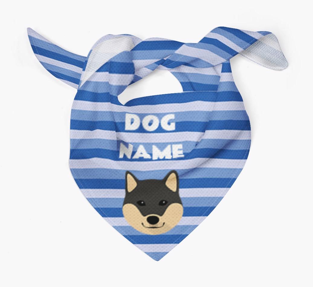 Personalized 'Stripes' Bandana for your {breedFullName}