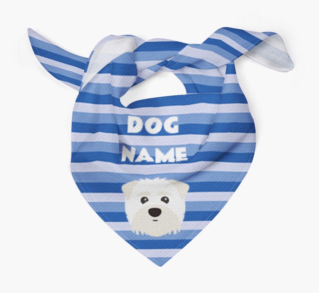 Personalized 'Stripes' Bandana for your {breedFullName}