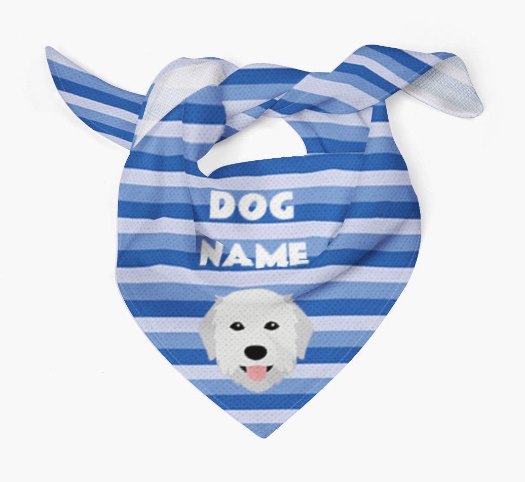 Personalized 'Stripes' Bandana for your {breedFullName}