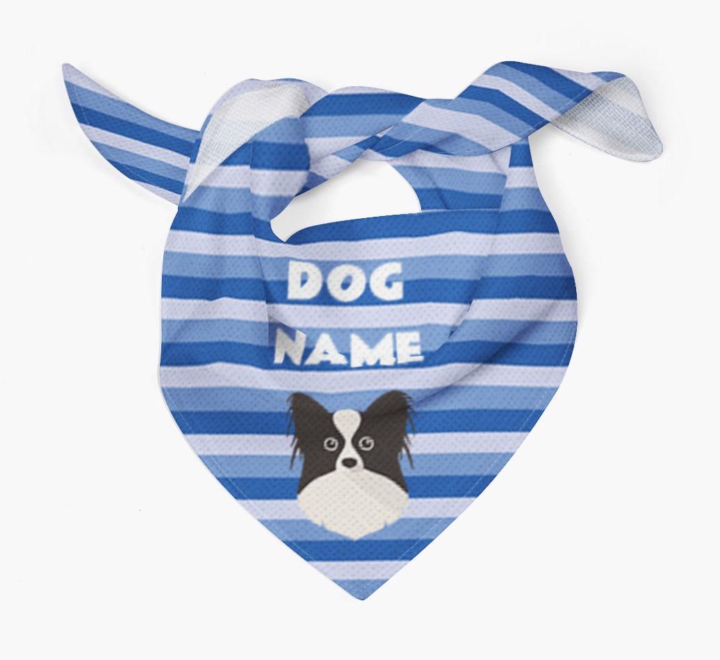 Personalized 'Stripes' Bandana for your {breedFullName}