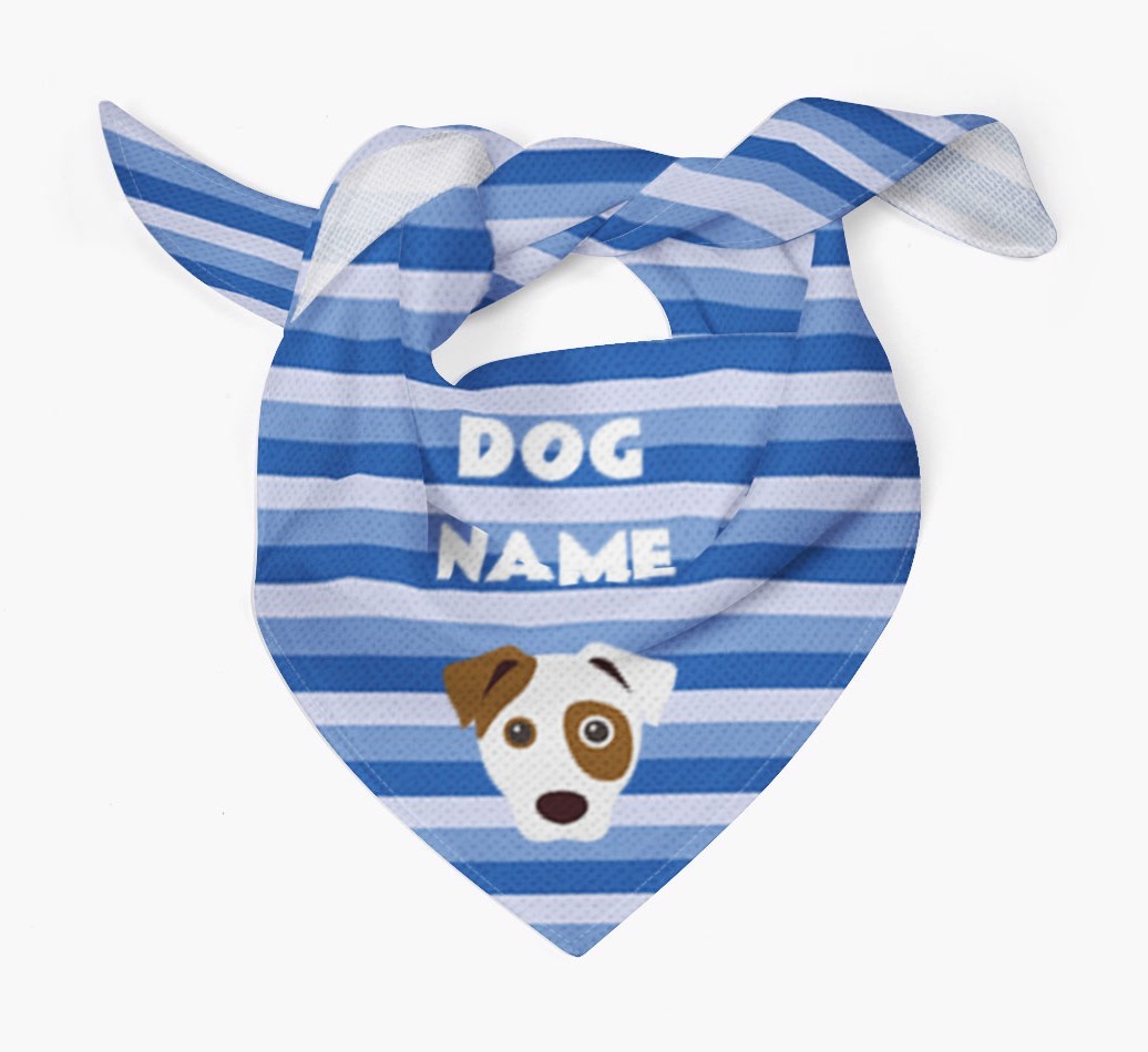 Personalized 'Stripes' Bandana for your {breedFullName}