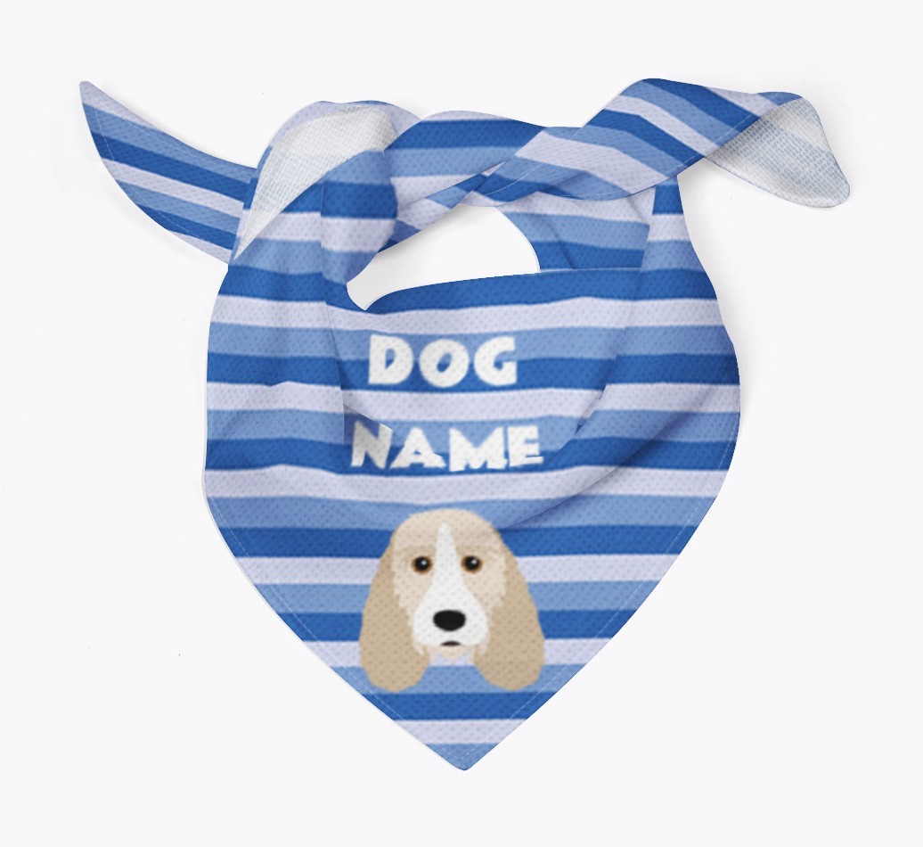 Personalized 'Stripes' Bandana for your {breedFullName}