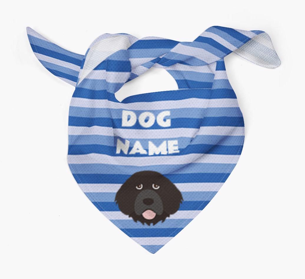 Personalized 'Stripes' Bandana for your {breedFullName}