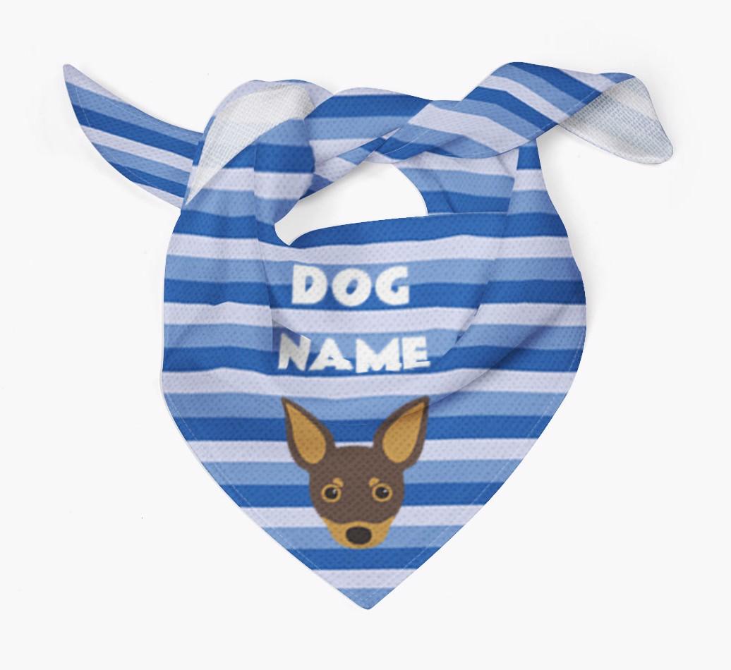 Personalized 'Stripes' Bandana for your {breedFullName}
