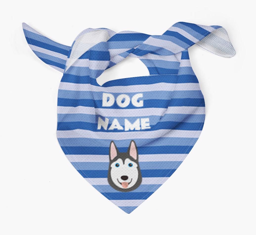 Personalized 'Stripes' Bandana for your {breedFullName}