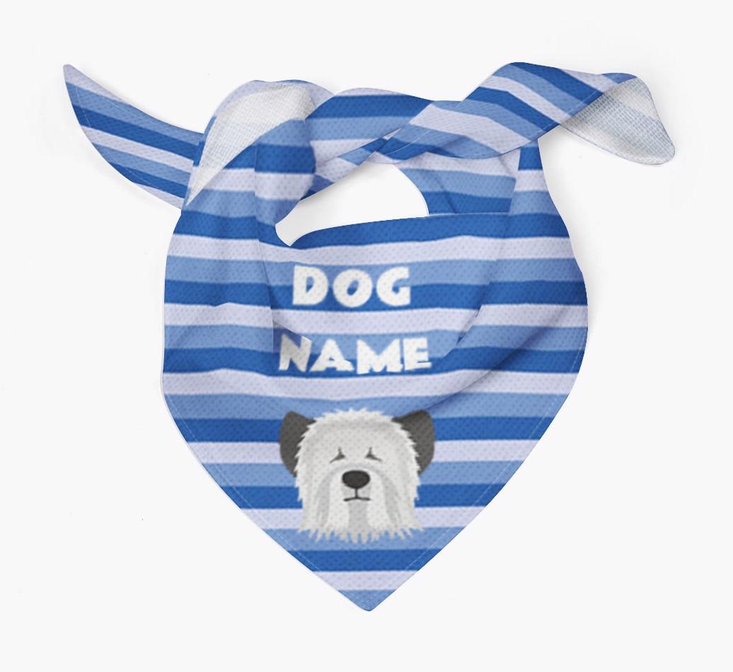 Personalized 'Stripes' Bandana for your {breedFullName}