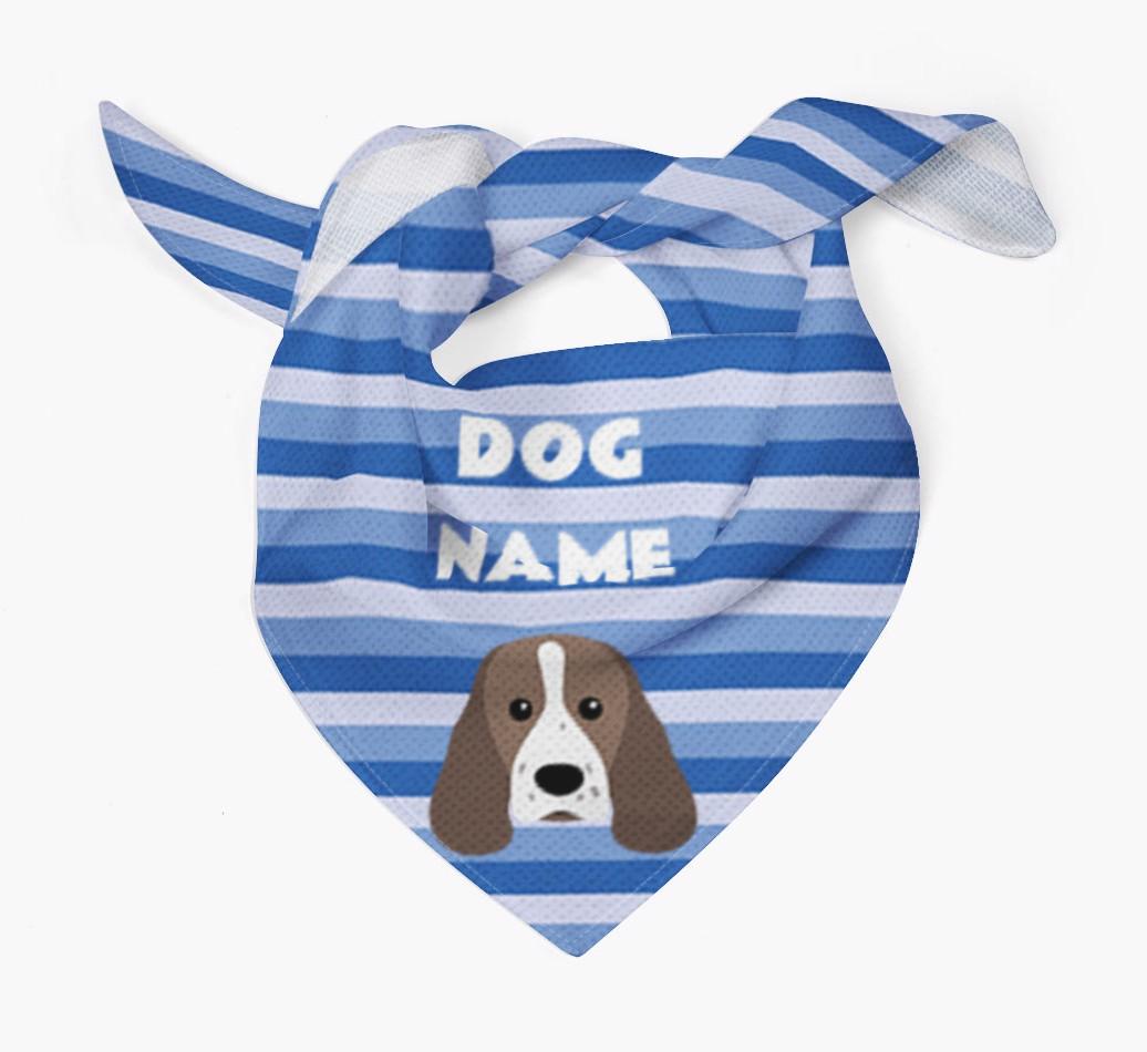 Personalized 'Stripes' Bandana for your {breedFullName}