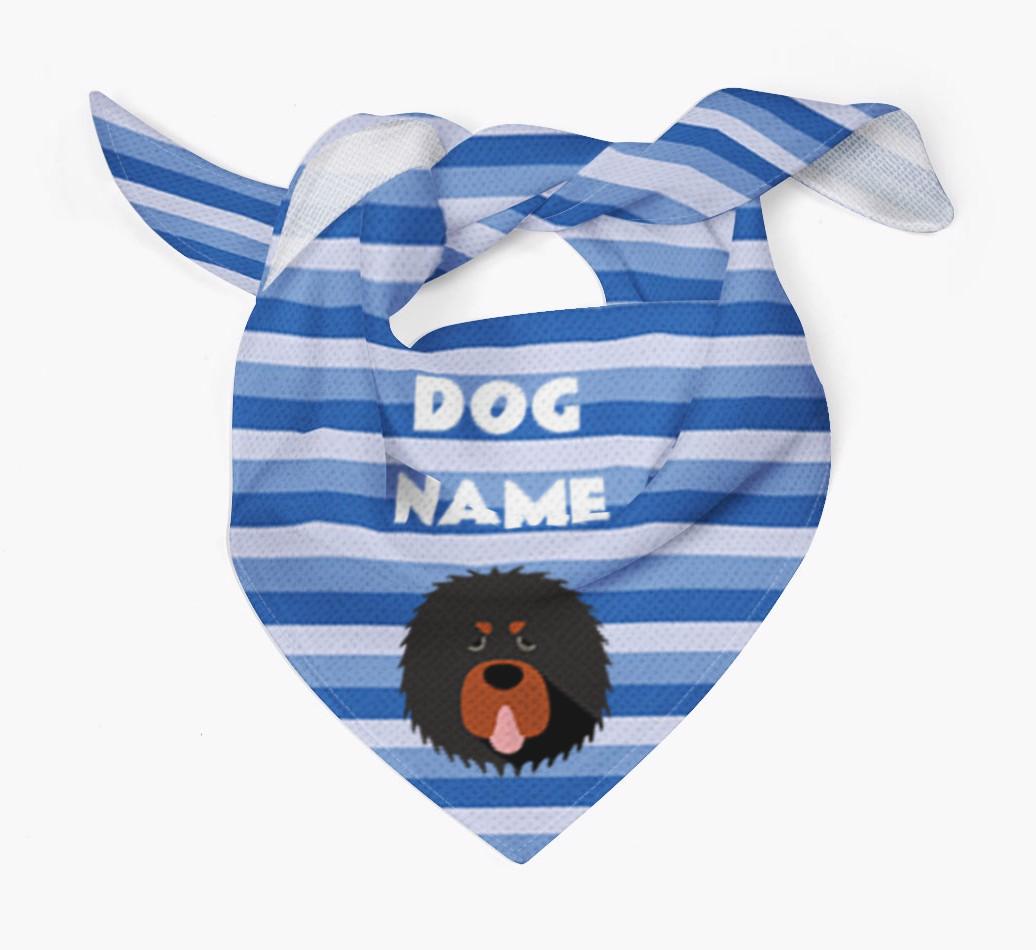 Personalized 'Stripes' Bandana for your {breedFullName}