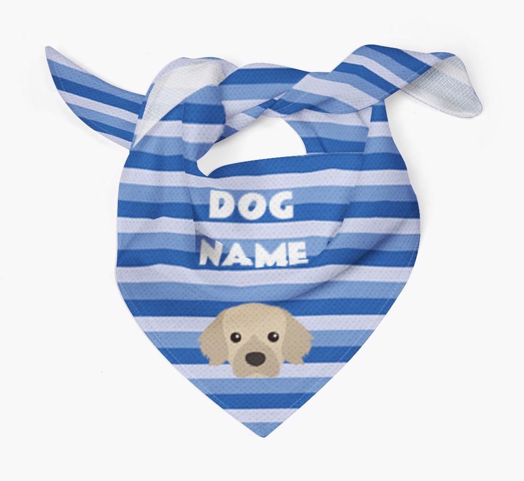 Personalized 'Stripes' Bandana for your {breedFullName}