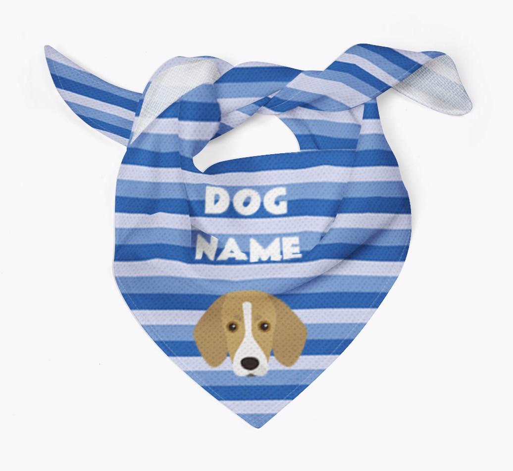 Personalized 'Stripes' Bandana for your {breedFullName}
