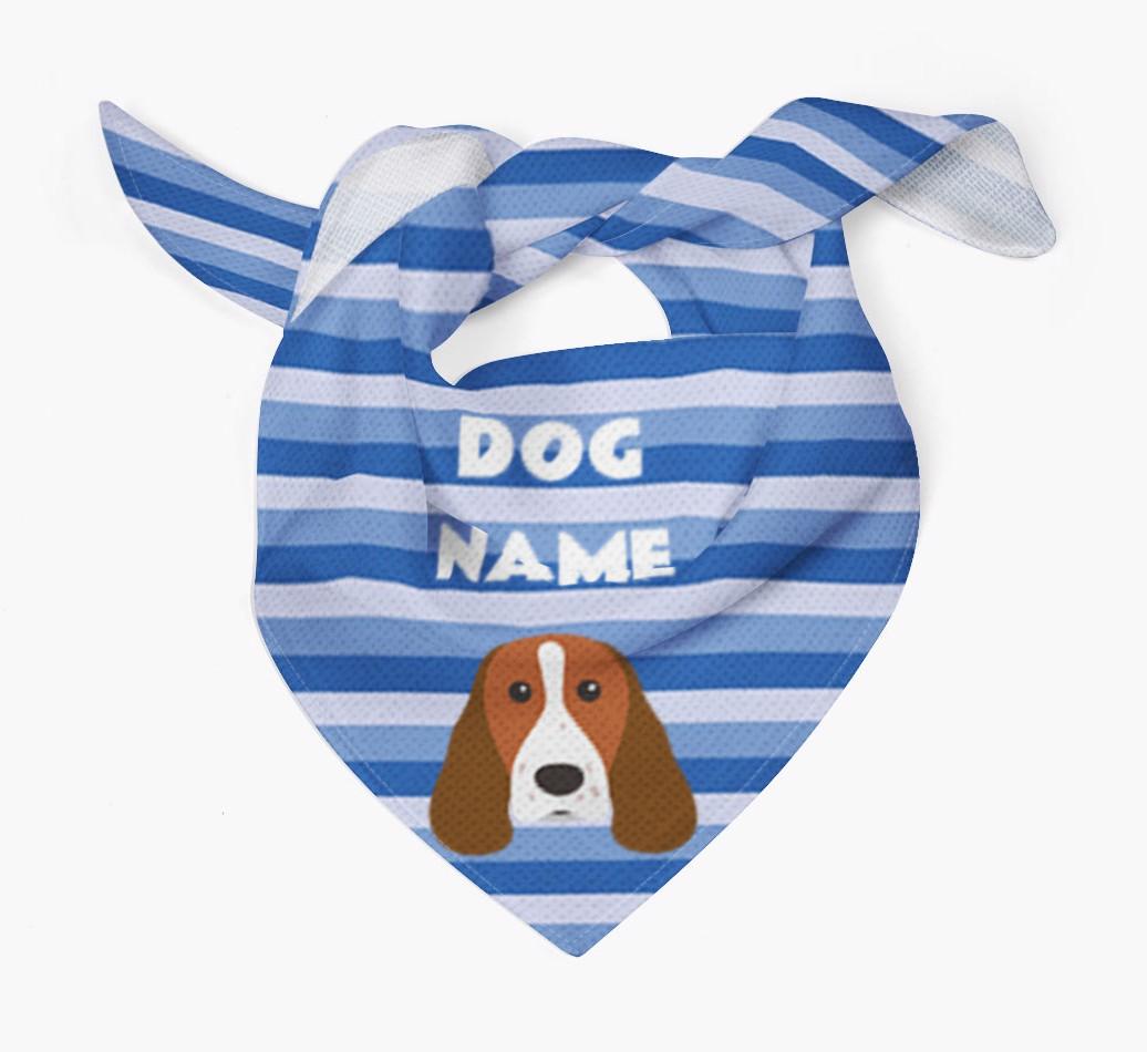 Personalized 'Stripes' Bandana for your {breedFullName}
