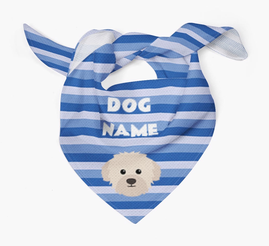 Personalized 'Stripes' Bandana for your {breedFullName}