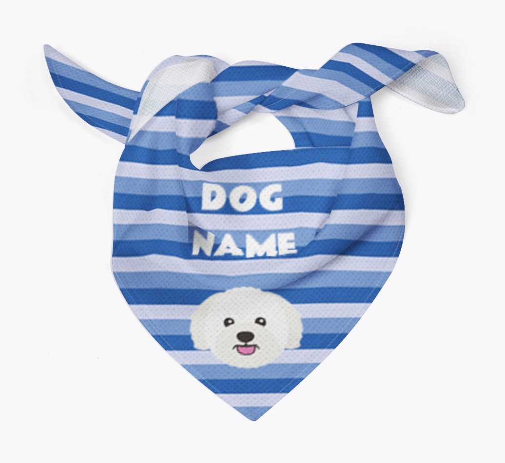 Personalized 'Stripes' Bandana for your {breedFullName}