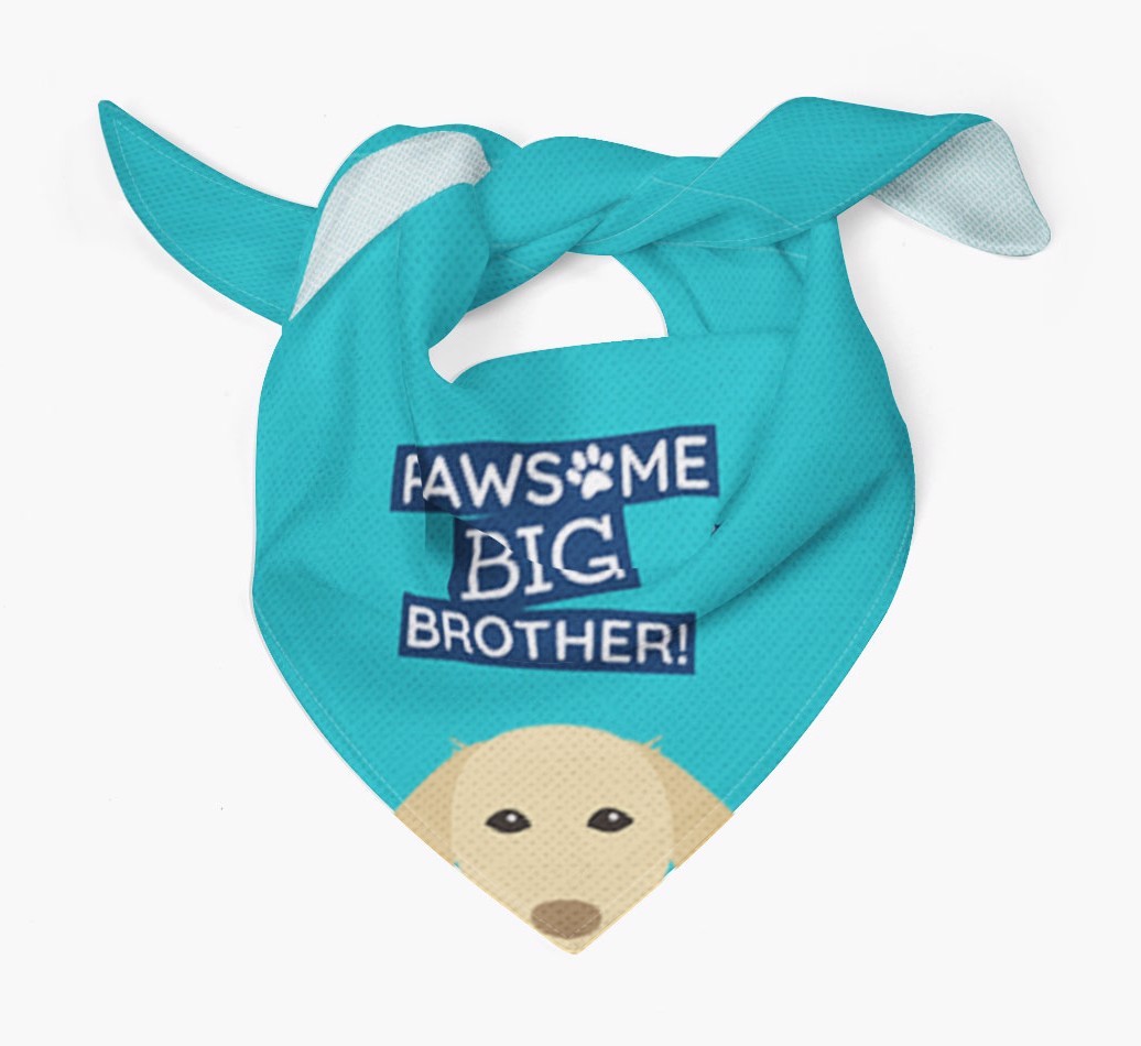Pawsome Big Brother Bandana for your {breedFullName}