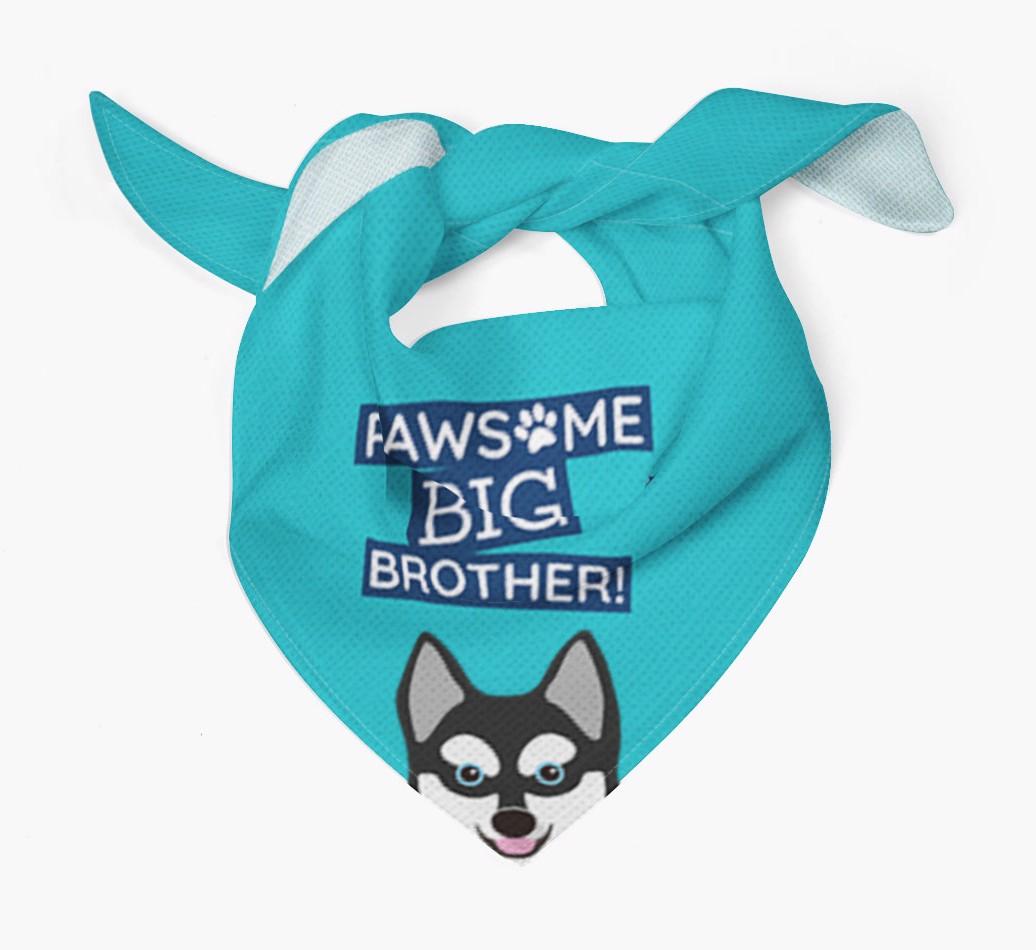 Pawsome Big Brother Bandana for your {breedFullName}