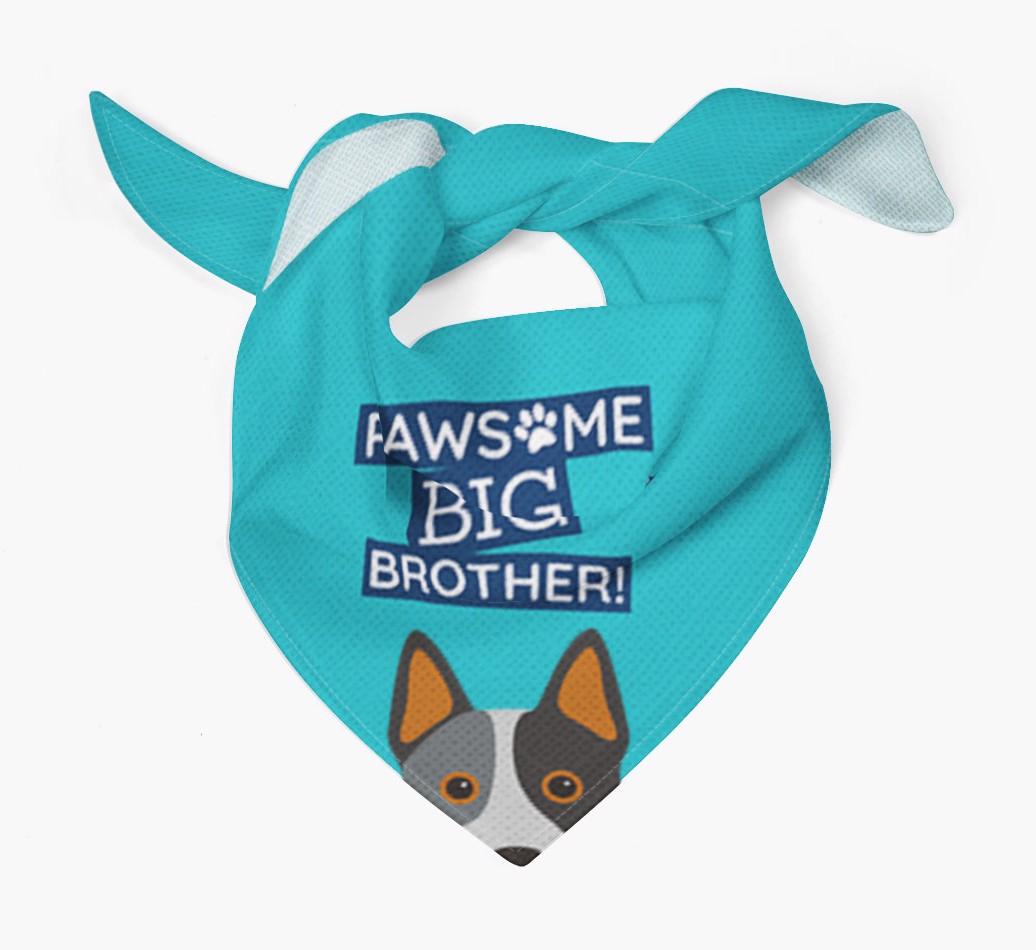 Pawsome Big Brother Bandana for your {breedFullName}