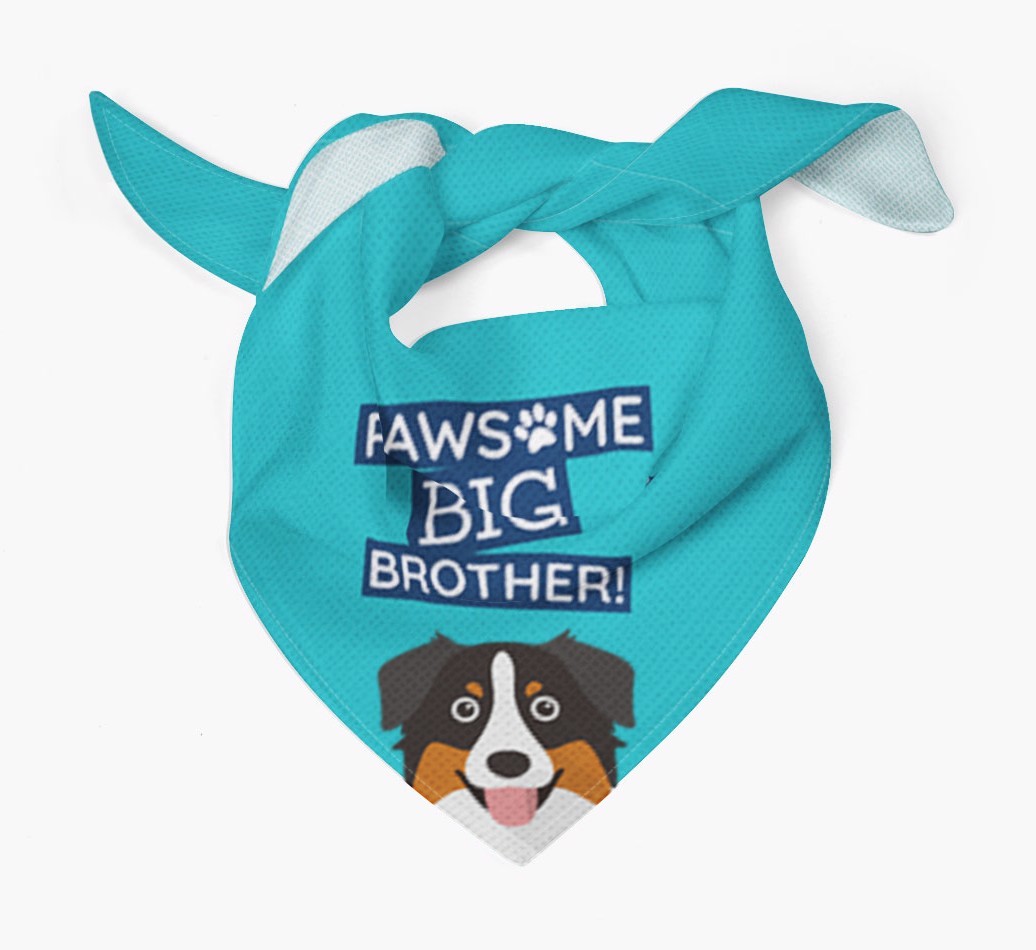 Pawsome Big Brother Bandana for your {breedFullName}