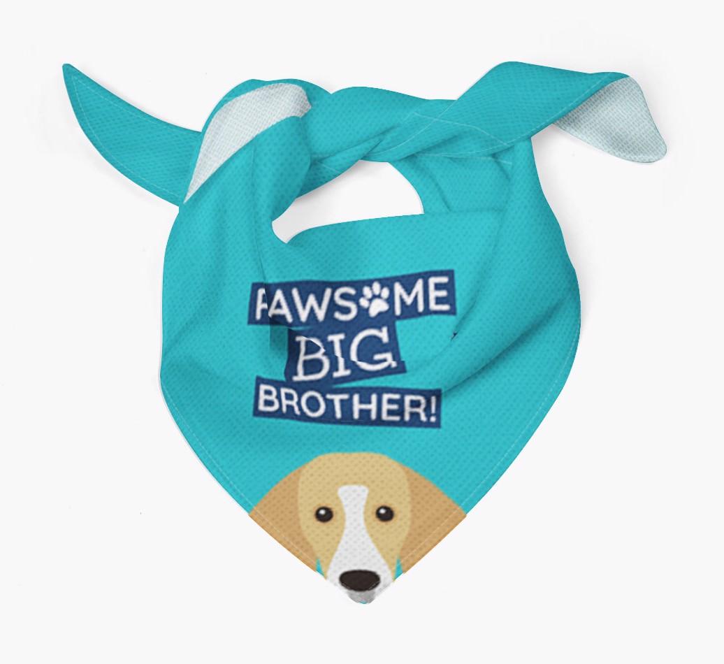 Pawsome Big Brother Bandana for your {breedFullName}